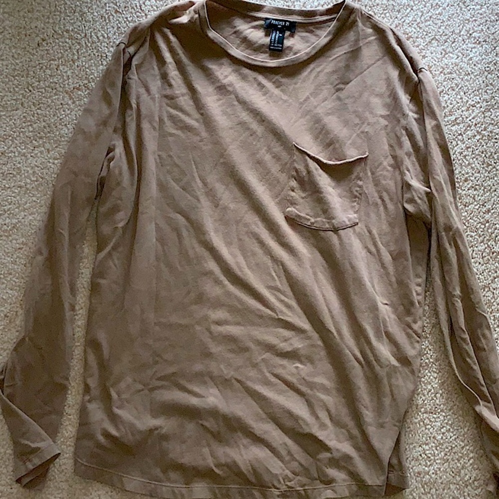 MENS FOREVER 21 long sleeve crew neck